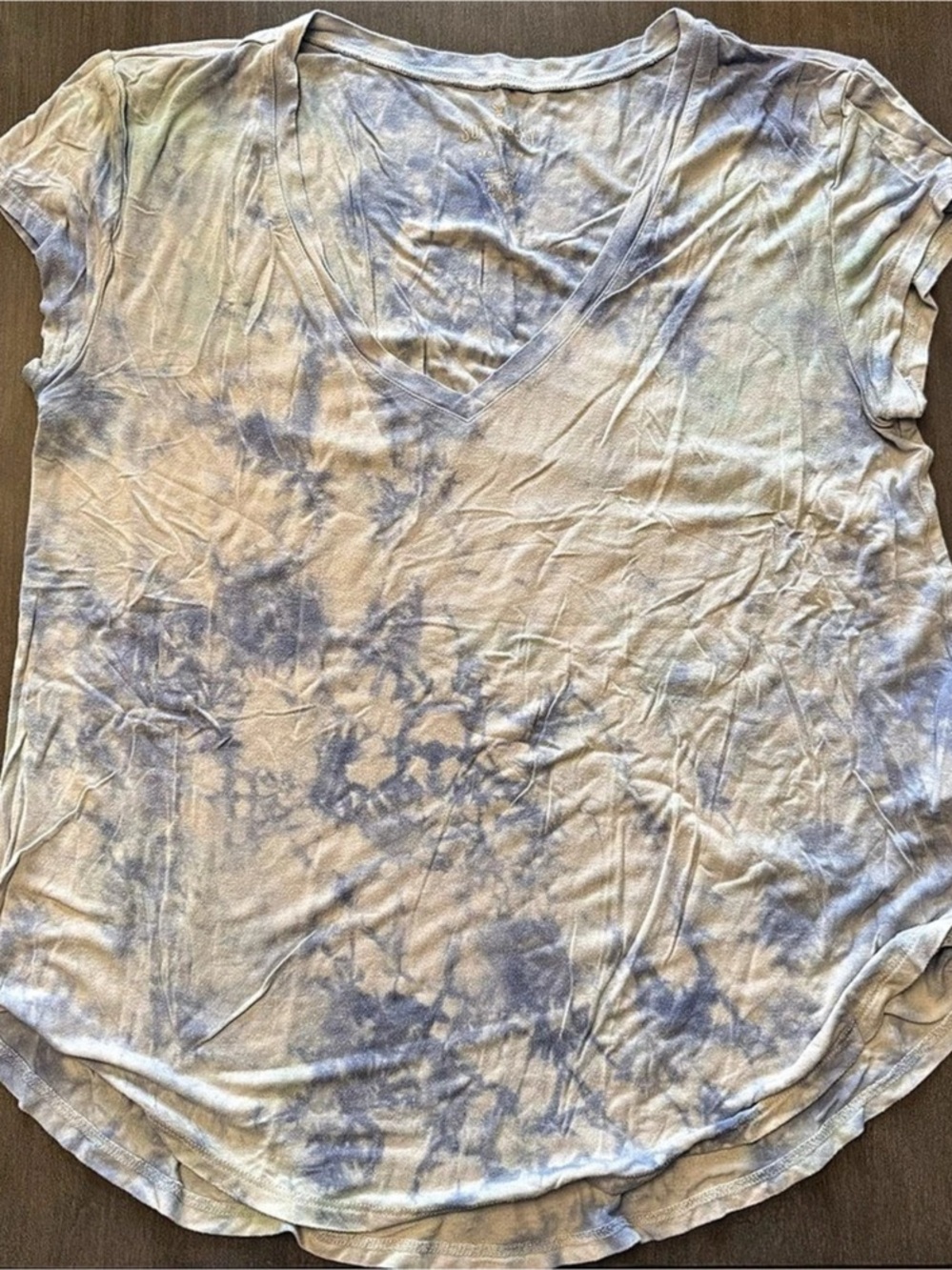 American Eagle Soft & Sexy Tee Tie-Dye Short Sleeve Top